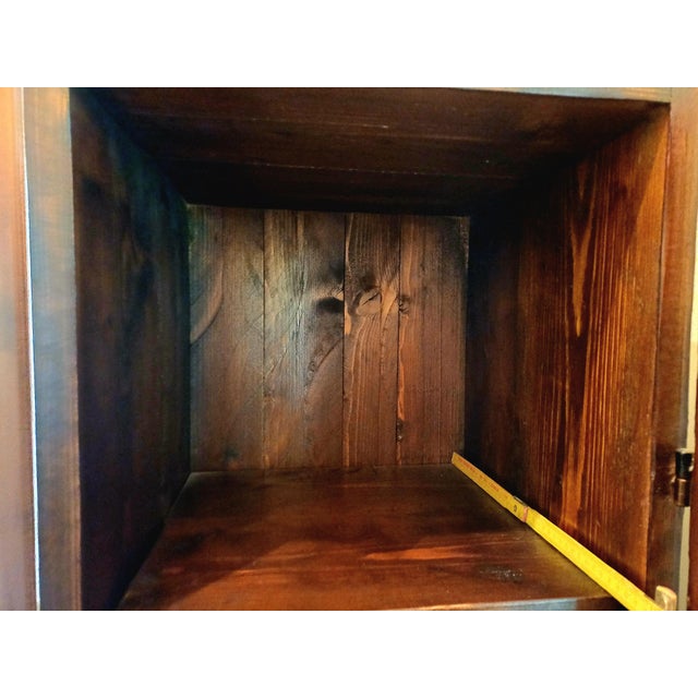 Antique Tuscan Chestnut Display Cabinet, Early 20th Century For Sale - Image 13 of 14