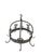 18th Century Late 18th Century Wrought Iron Speckkrone Kitchen Crown For Sale - Image 5 of 8