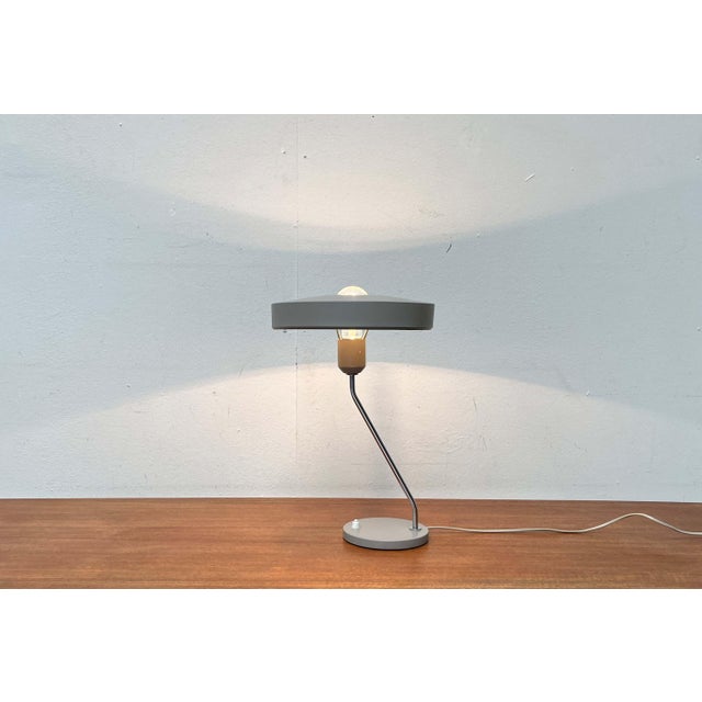 Mid-Century Modern Dutch Model Romeo Minimalist Table Lamp by Louis Kalff for Philips, 1960s For Sale - Image 14 of 18