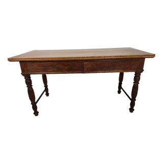 Tan Oak Work Table For Sale