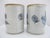Ken Edwards El Palomar Blue Bird Flowers Mexican Tonala Folk Art Coffee Cup Pair For Sale - Image 4 of 14