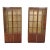 1970s Pair of John Widdicomb Mahogany Hollywood Regency China Display Cabinets For Sale