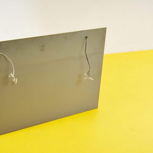 Vintage Mirror with Lighting For Sale - Image 8 of 9