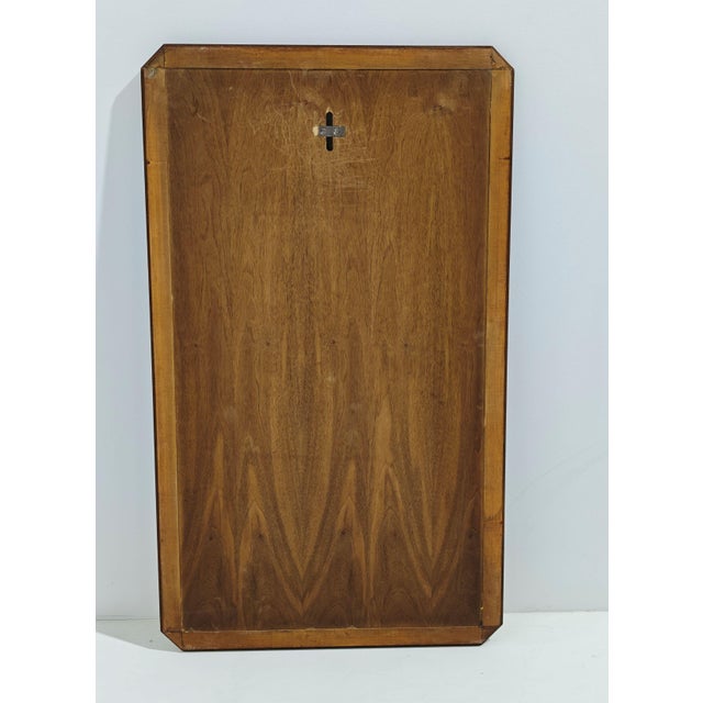 Rectangular Wooden Wall Mirror, 1960s For Sale - Image 13 of 14