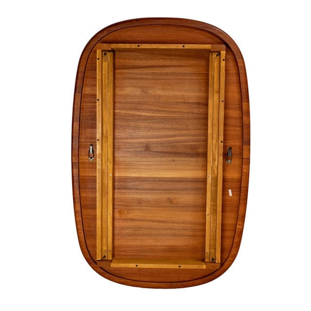 1990s Danish Modern Solid Teak Expandable 102" Dining Table W/ Two Leafs For Sale - Image 15 of 18