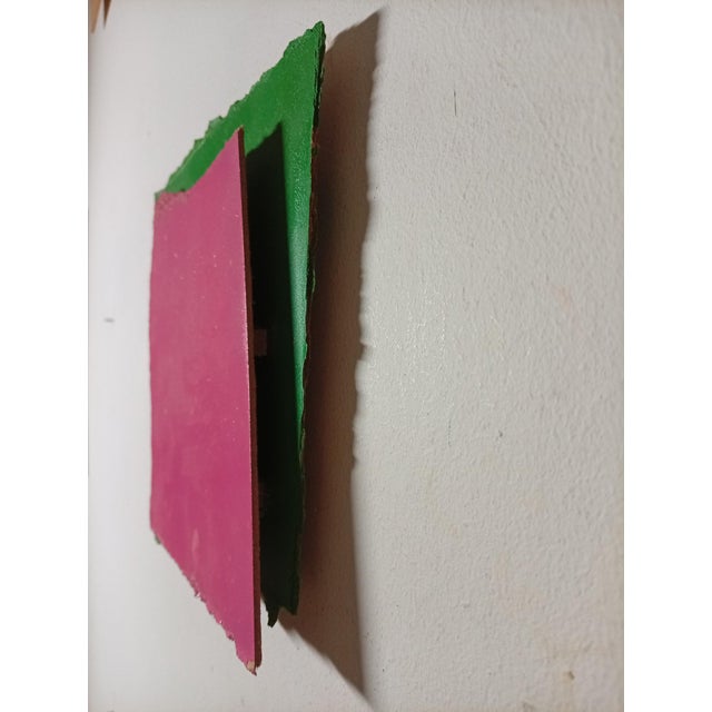 Contemporary Abstract Aerosol on Assembled Masonite (Isorel) "Untitled 158" by Andre Debono For Sale - Image 6 of 9