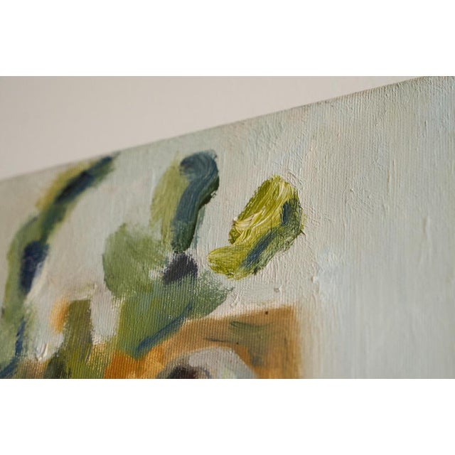 Jacques van Loock, Portrait of a Sitting Woman, Oil on Canvas, 1950s For Sale - Image 9 of 12