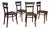 Vintage Model No. 651 Beechwood Chairs by Michael Thonet for Thonet, 1939, Set of 4 For Sale
