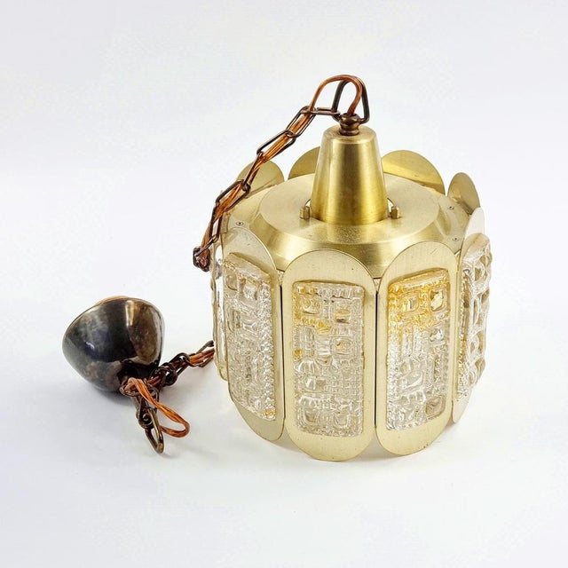 Mid-Century Ceiling Light from Vitrika, Denmark, 1960s For Sale - Image 9 of 10