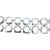 Late 20th Century Tiffany & Co. Sterling Silver Double Cushion Link Modernist Bracelet For Sale In Charlotte - Image 6 of 7