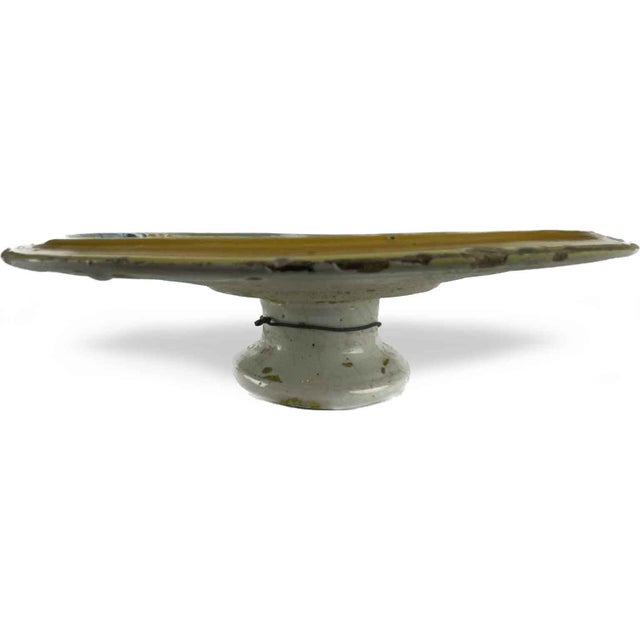 18th Century Decorated Majolica Stand, Italy For Sale - Image 3 of 5