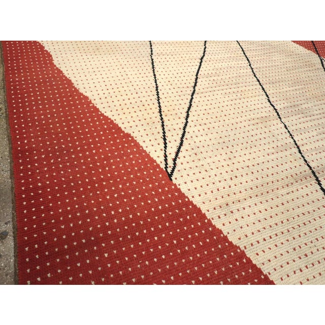 Art Deco Galerie Shabab Collection Mid-20th Century Handmade Czech Art Deco Large Room Size Carpet by Antonin Kybal For Sale - Image 3 of 8