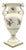 Antique Porcelain Neoclassical Griffin-Handled Amphora Urn Vase from KPM Berlin, 1890s For Sale