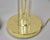 New Clear Glass Italian Lamps With Brass Fittings - Pair For Sale - Image 10 of 13