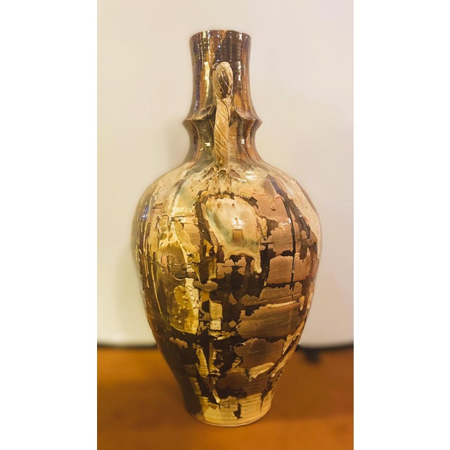 Early 21st Century Monumental Flynn Sochon Pottery Vase For Sale - Image 5 of 12
