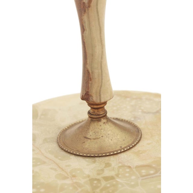 Vintage Ormolu and Onyx Standard Floor Lamp, 1950s For Sale - Image 6 of 9