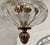 Original retail $6820, neoclassical Myran Allan Luxury Lighting Italian Hand Cut Leaded Crystal Bronze Pendant Light,...