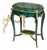 Green Accent Table With Bronze Ormolu Mounts & Hand-Gilded Details For Sale