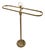 Italian Hollywood Regency Golden Brass Towel Rack from Milo Baughman, 1970s For Sale