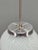 Czechoslovak Ribbed Opaline Glass Pendant Light, 1970s For Sale - Image 6 of 10