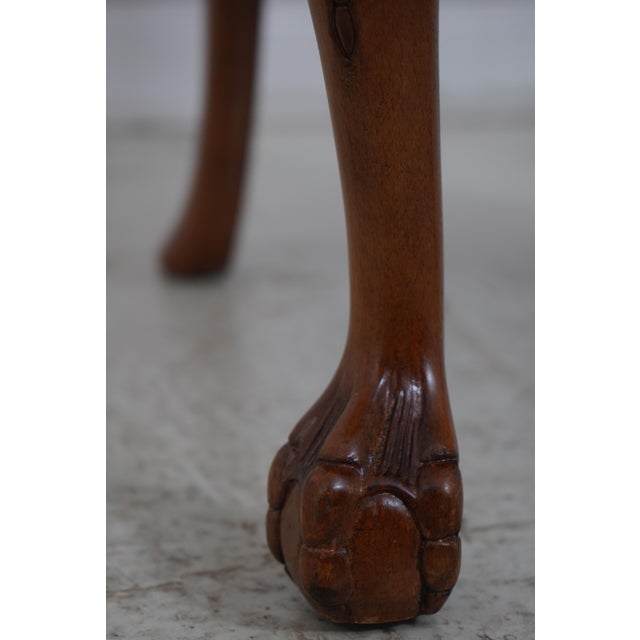 Pair of George III Style Burl Walnut Dining Armchairs For Sale - Image 11 of 18