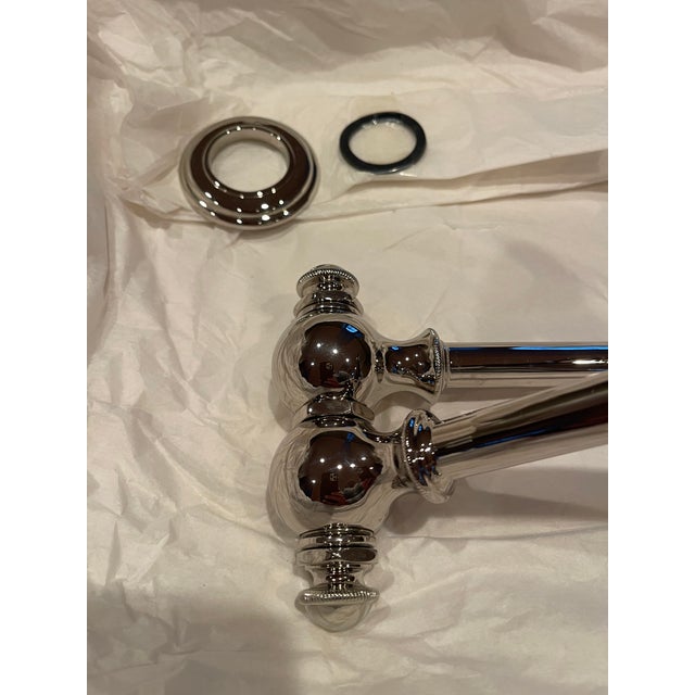 Herbeau Royale Pot Filler in Polished Nickel For Sale - Image 10 of 18