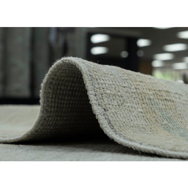 Black Turkish Oushak Rug 10'2" x 14'3" #18529 For Sale - Image 8 of 8