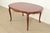 Kindel Furniture French Provincial Louis XV Carved Cherry Wood Extension Dining Table, Newly Refinished For Sale - Image 16 of 16