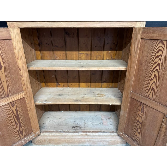Antique Pine Larder Cabinet, 1880 For Sale - Image 4 of 10