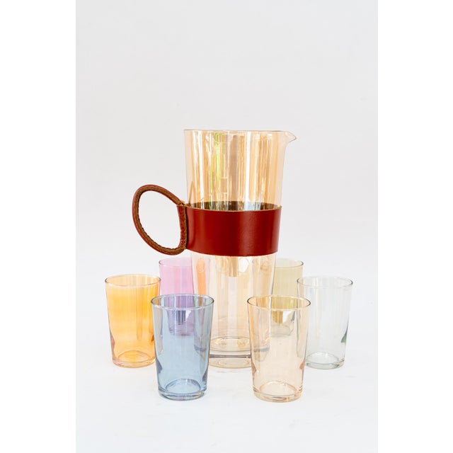 Drinking Jug and Glasses by Carl Auböck, 1950s, Set of 7 For Sale - Image 10 of 10