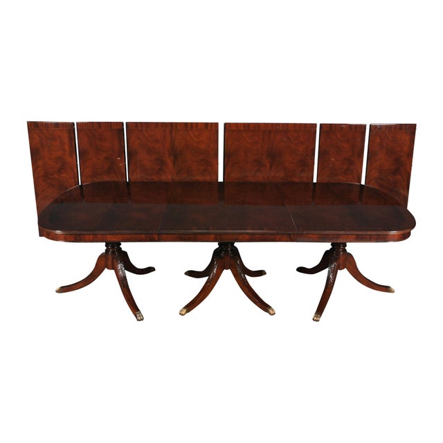 Traditional Traditional Large Dining Table For Sale - Image 3 of 7