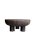 Wood Large Suar Wood Table Espresso Finish, Hand-Carved Detailing, Modern Organic For Sale - Image 7 of 9
