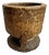 Mid 20th Century Old India Wood Vintage Pestle Pot For Sale