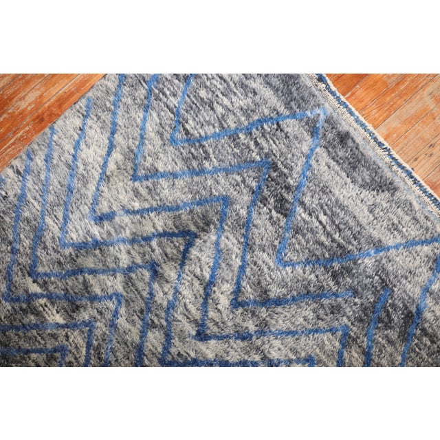 Early 21st Century Vintage Inspired Moroccan Rug For Sale - Image 5 of 18