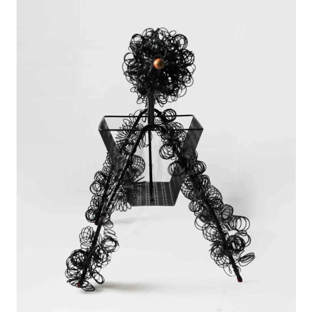 Mid 20th Century Fredrick Weinberg Magazine Rack For Sale - Image 5 of 5