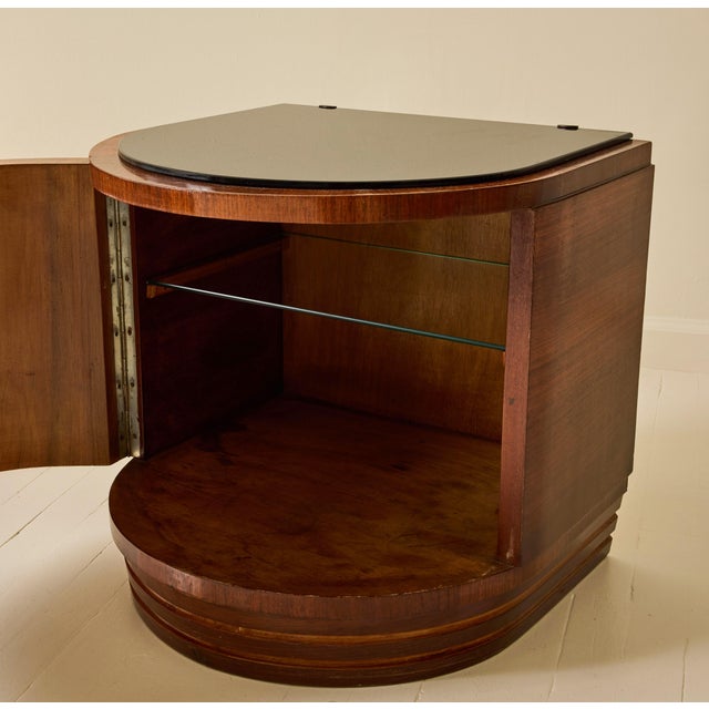 Italian Art Deco Bedside Tables, a Pair, 1940s For Sale - Image 10 of 10