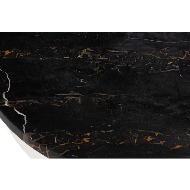 Napoleon III Ovular Dining Table With Nero Portoro Marble Top For Sale - Image 17 of 18