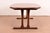Niels Otto Møller Style Danish Modern Sculpted Rosewood Extension Dining Table, Newly Refinished For Sale - Image 10 of 11