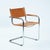1970s Mid-Century Modern Metal Cantilever in Cognac Brown Leather, 1970s, Set of 4 For Sale - Image 5 of 18