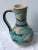 Turkish 1970s Turkish Blue Sailboat Pottery Jug or Vase For Sale - Image 3 of 7