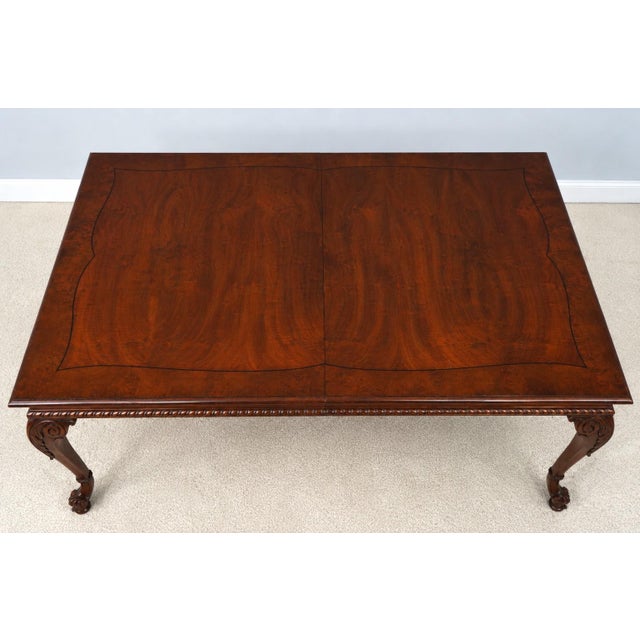 French Karges French Louis XV Walnut Dining Room Table For Sale - Image 3 of 17