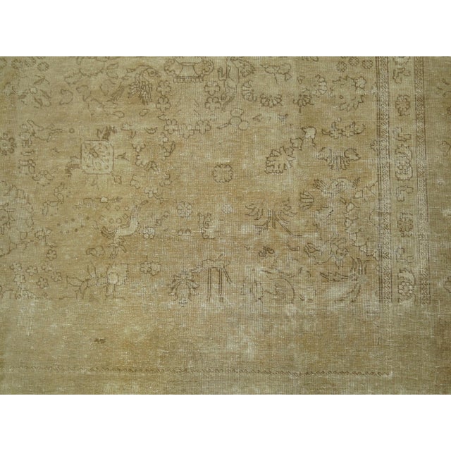 Antique Zabihi Collection Persian Tabriz Rug For Sale - Image 12 of 12