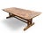 Farmhouse Reclaimed Wood Trestle Table With Breadboard - 138" For Sale - Image 4 of 8