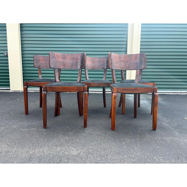 Biedermeier Biedermeier Style Dining Chairs (Set of 5) For Sale - Image 3 of 7