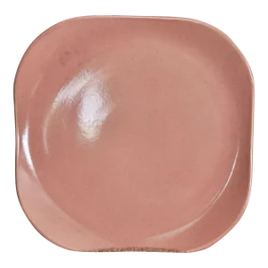 Mid Century Russel Wright Pottery Coral Pink American Modern Serving Platter