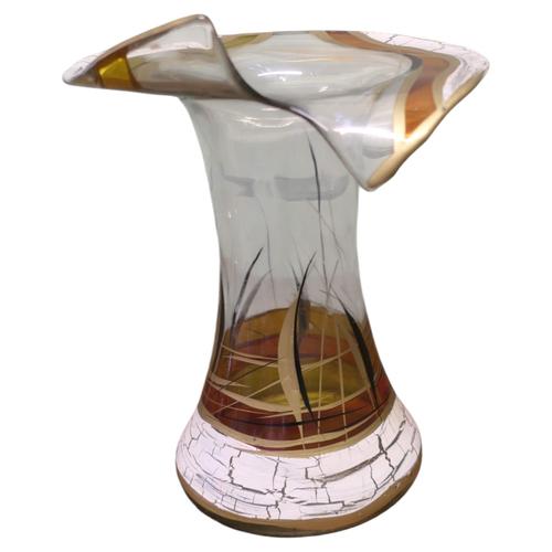 Gold Aesthetic Movement Art Glass French Vase For Sale - Image 8 of 8