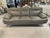 Mid 20th Century Mid 20th Century Sofia Vergara Modern Gray Leather Sofa 89" For Sale - Image 5 of 5