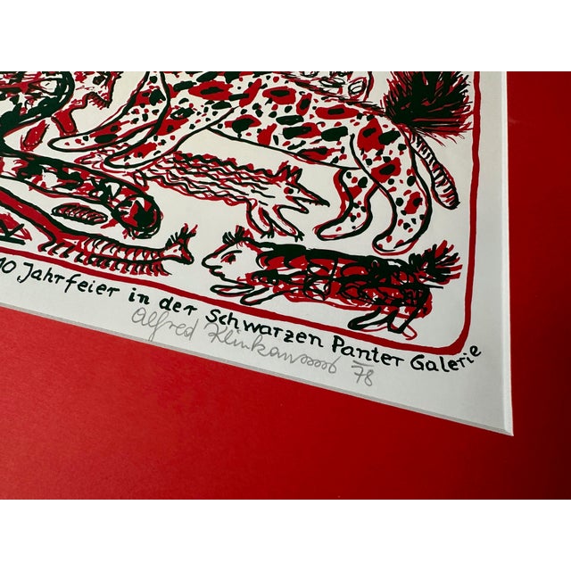 Alfred Klinkan, Untitled, 1960s, Signed Screen Print For Sale - Image 6 of 13