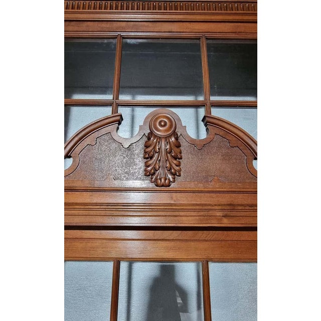 Brown French Fixed Cupboard in Oak, 1980s For Sale - Image 8 of 16