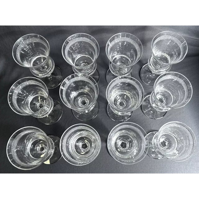 Early 1900s Stefan Rath for J & L Lobmeyr Crystal Drinking Glasses #232 - Set of 12 For Sale In Chicago - Image 6 of 8